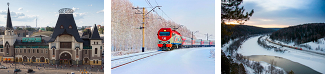 Фирменный поезд Россия (002М/001М)